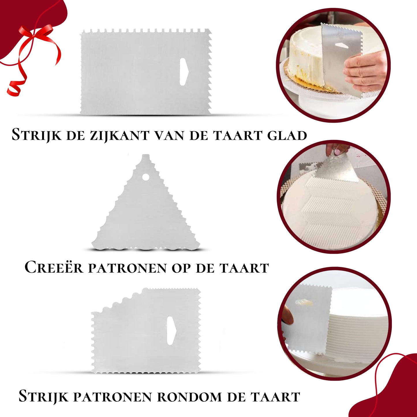 Taartplateau met Bakspullen (35stuks)