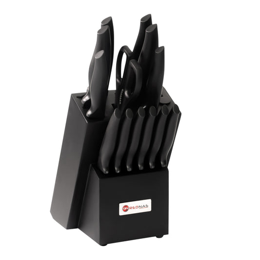 Rednas 14-delige Zwart Messenblok