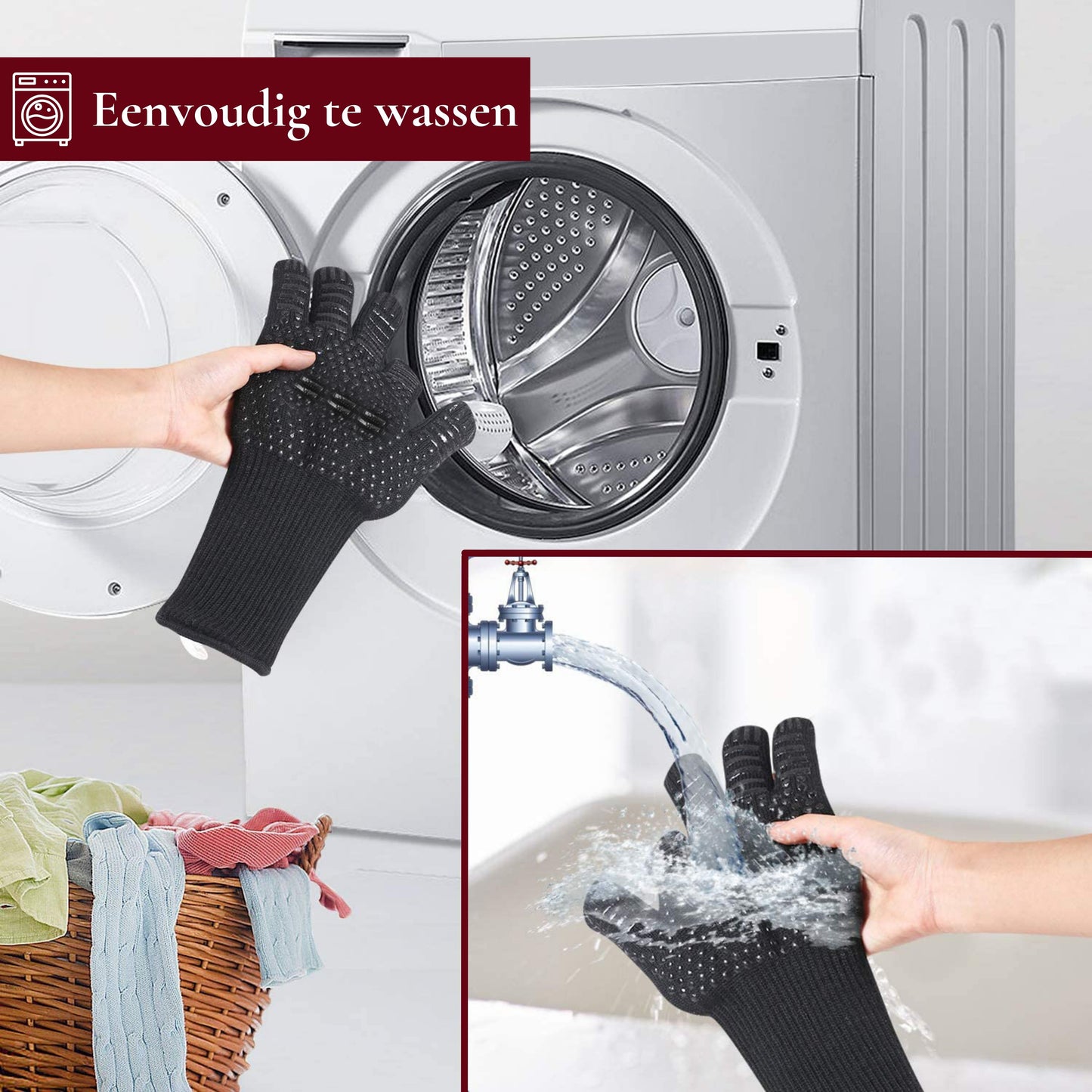 BBQ Handschoenen met Vleesklauwen incl. geschenkverpakking