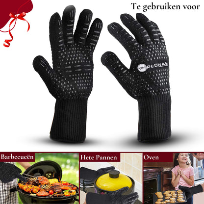BBQ Handschoenen met Vleesklauwen incl. geschenkverpakking