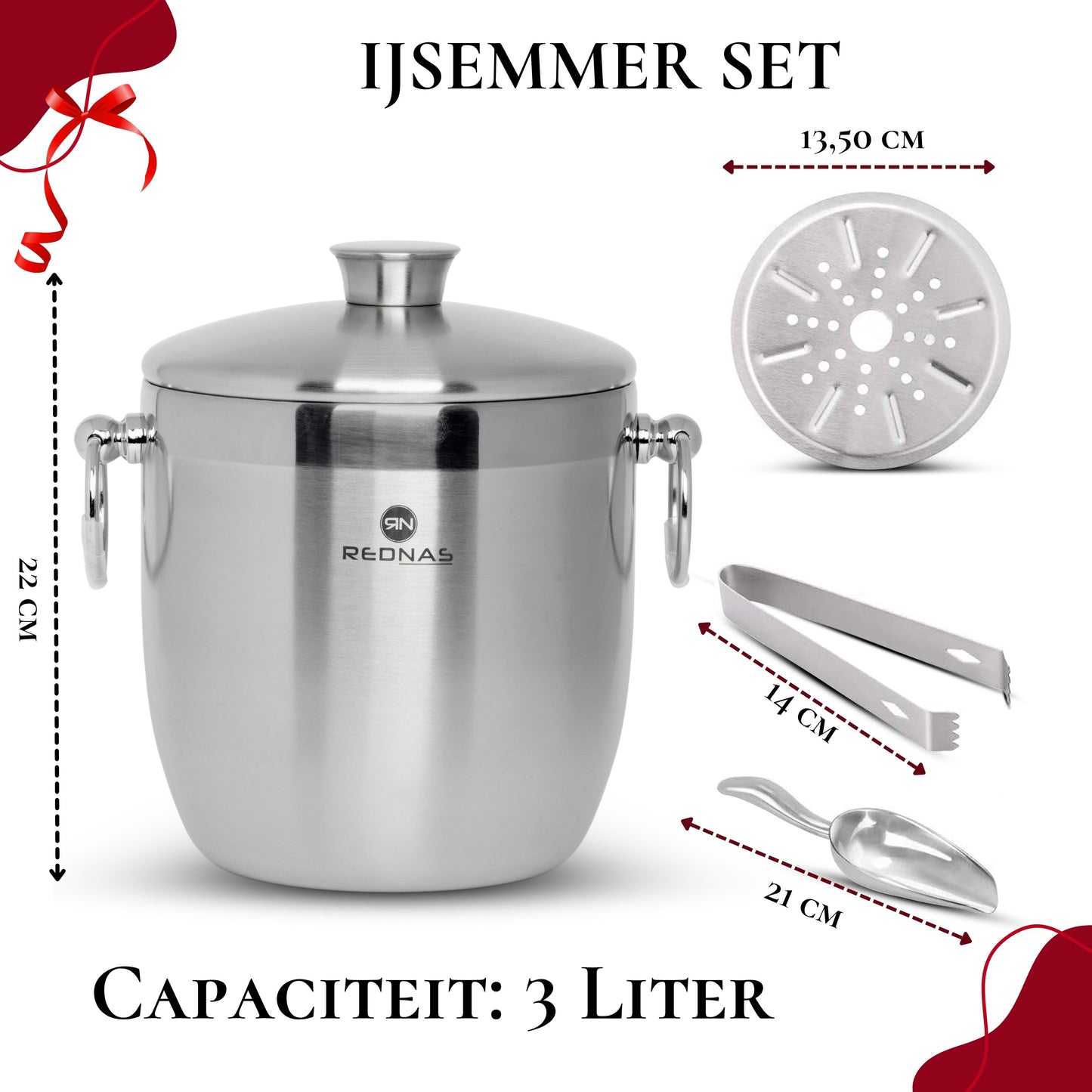 Rednas IJsemmer met Deksel
