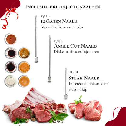 Rednas Marinade Injectiespuit incl. tas