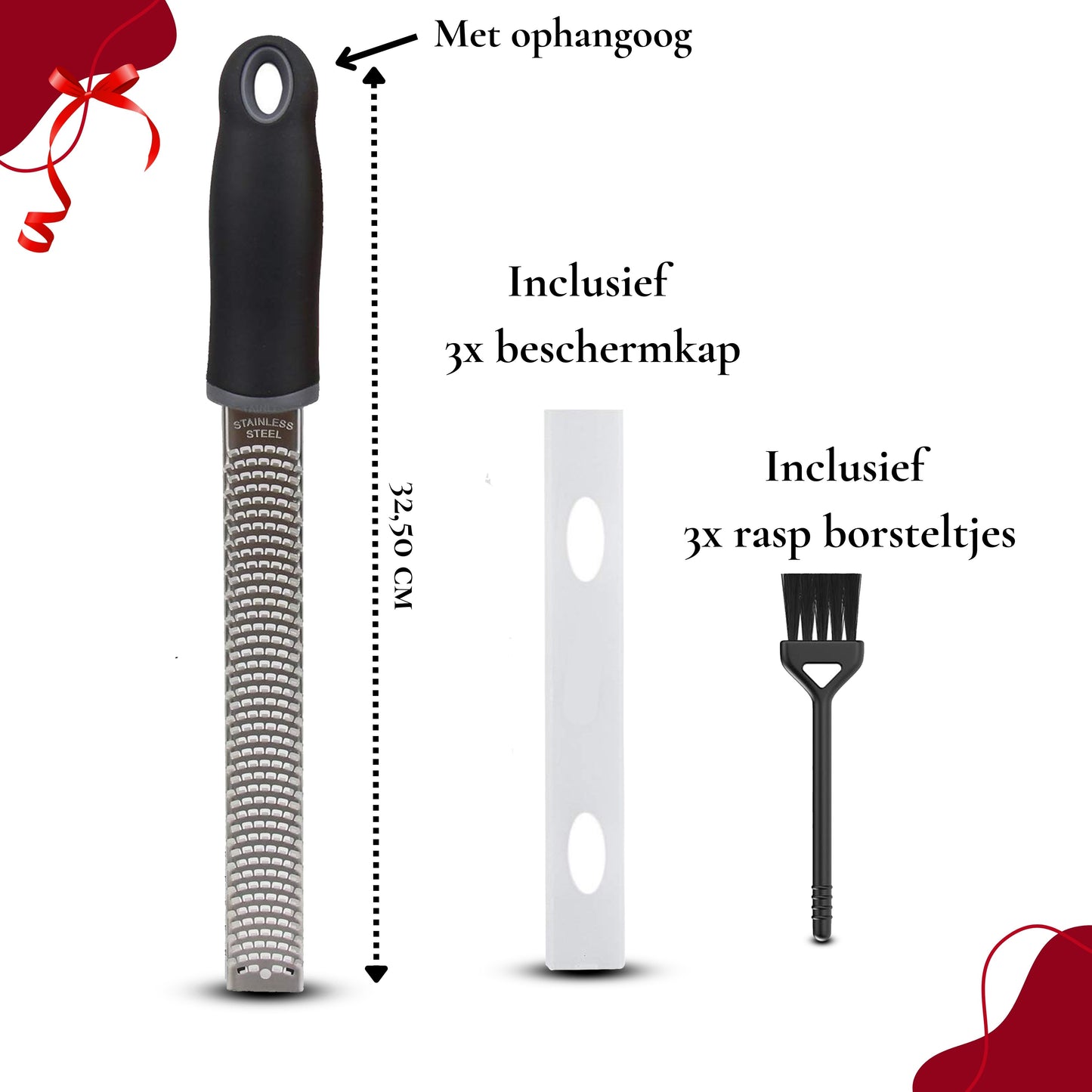 Raspen(3-delig) incl. geschenkverpakking
