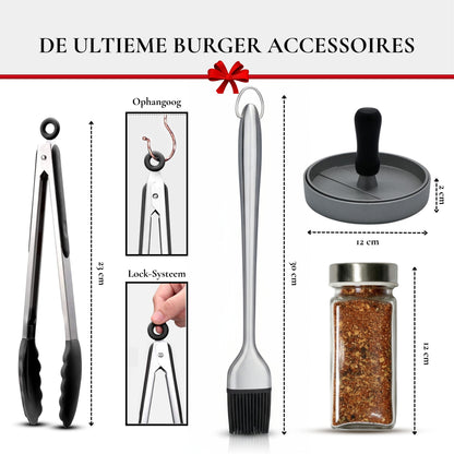 Hamburgerpers-set incl. geschenkverpakking