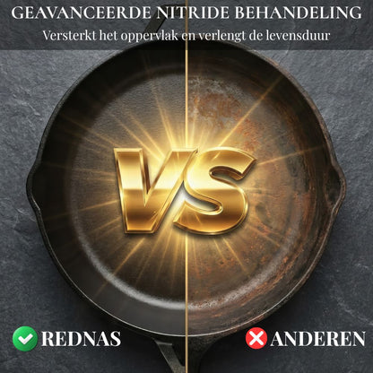 Rednas Gietijzeren Koekenpan Set 3-delig 16cm, 22cm en 28cm