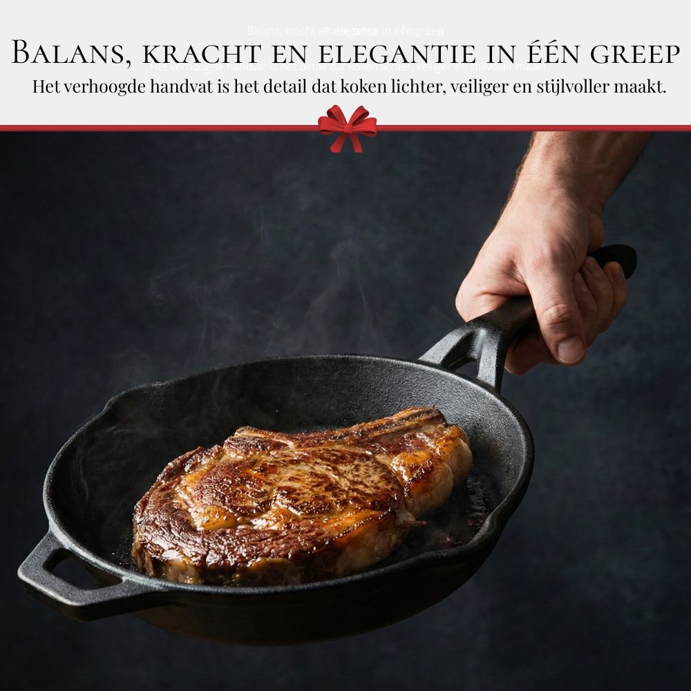 Rednas Gietijzeren Koekenpan Set 3-delig 16cm, 22cm en 28cm