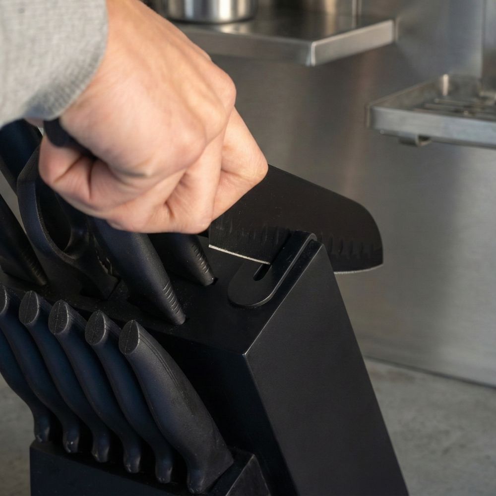 Rednas 14-delige Zwart Messenblok