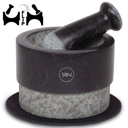 Rednas vijzel en stamper incl. beschermmat