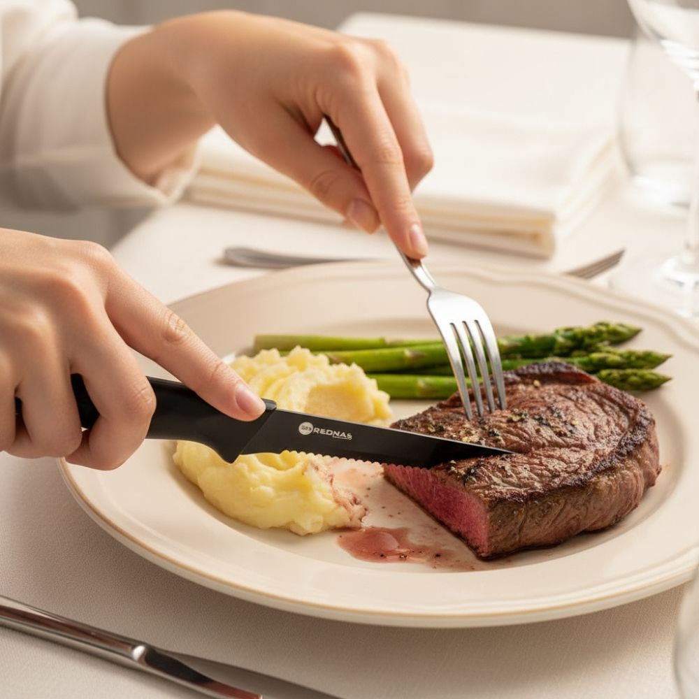 Rednas 14-delige Zwart Messenblok