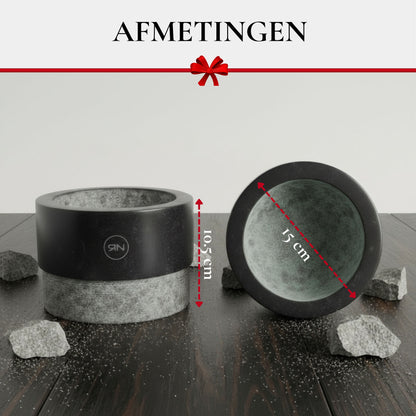 Rednas vijzel en stamper incl. beschermmat