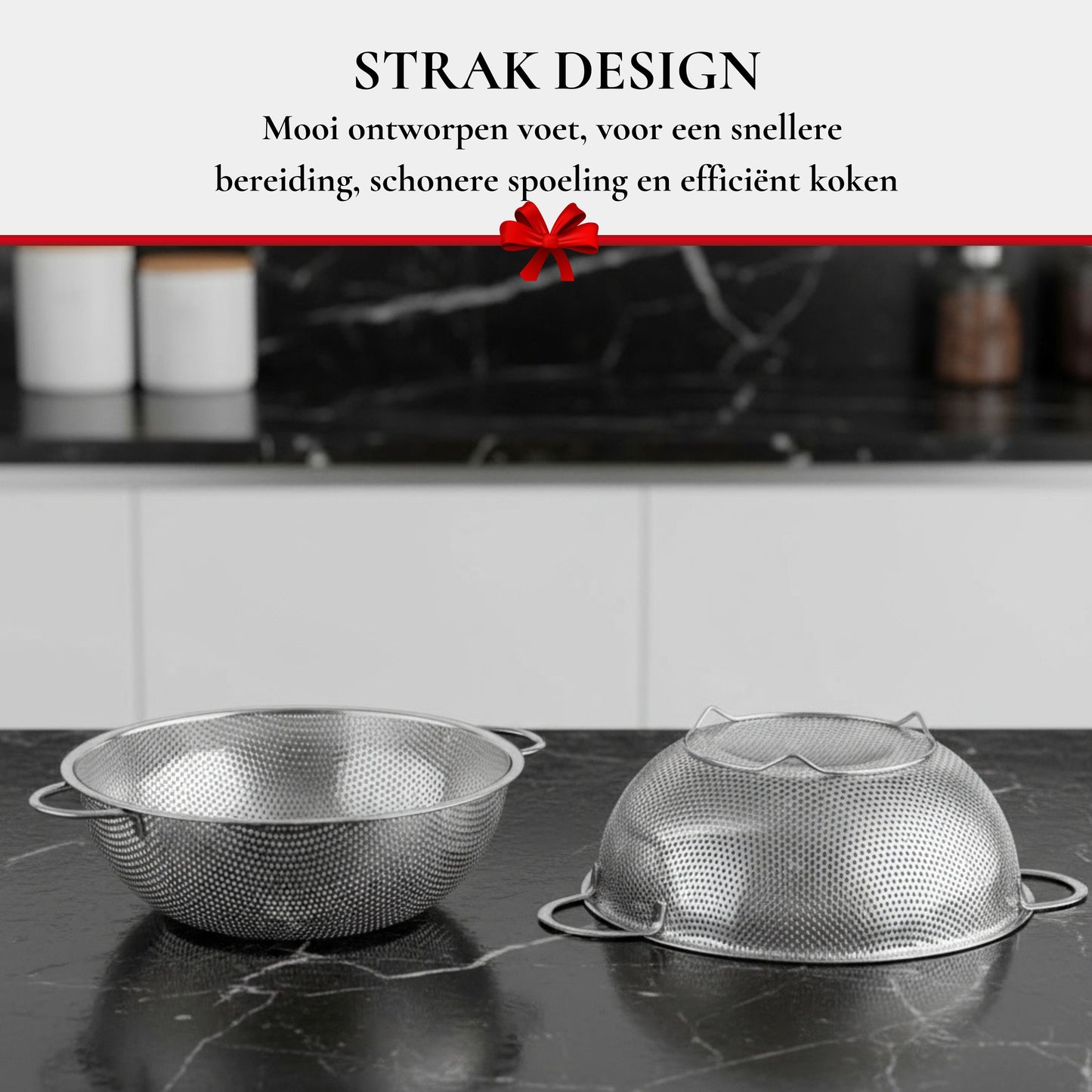 Rednas Vergiet Set 3-delig RVS