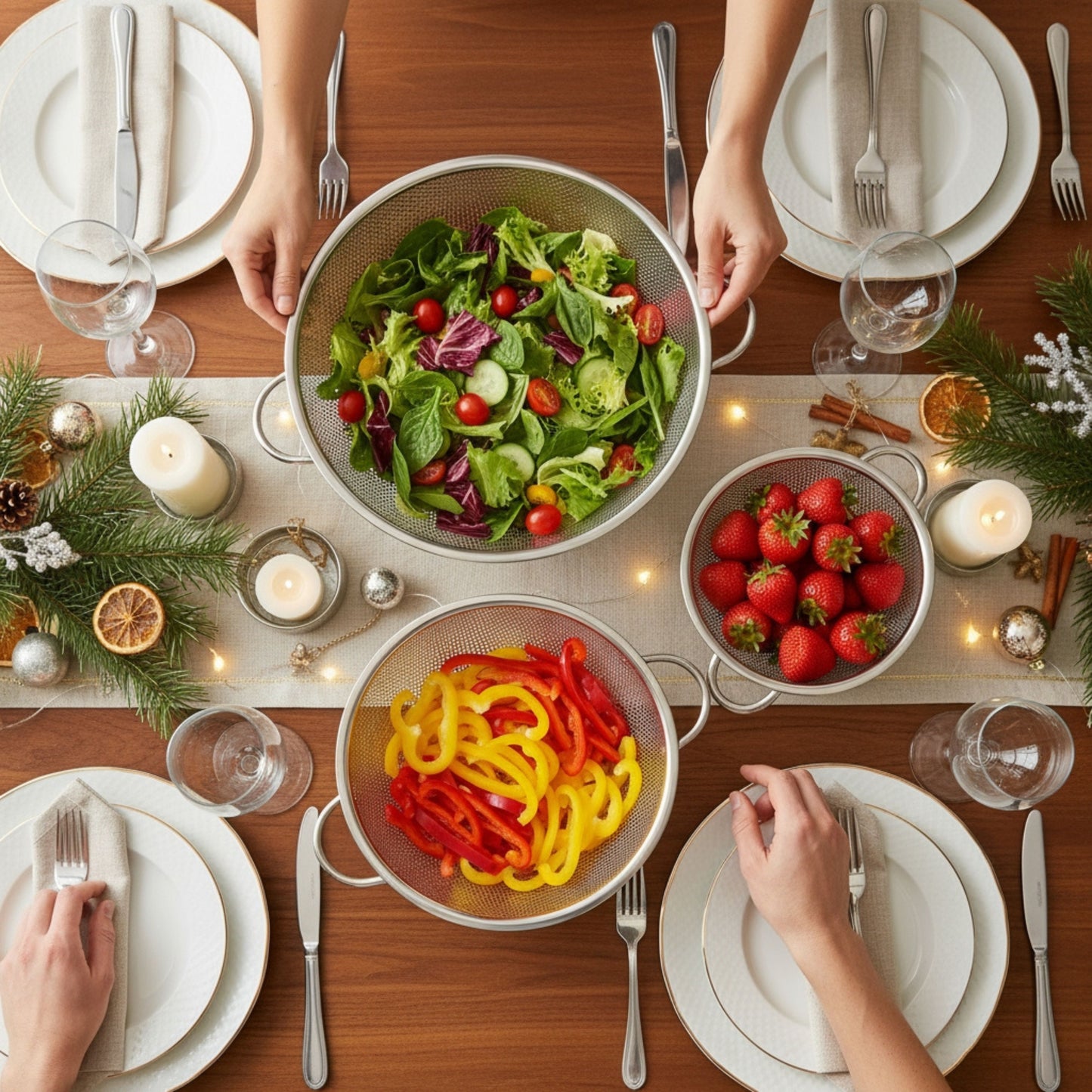 Rednas Vergiet Set 3-delig RVS